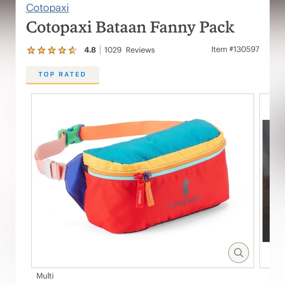 NWT Cotopaxi Bataan 3L Fanny Pack